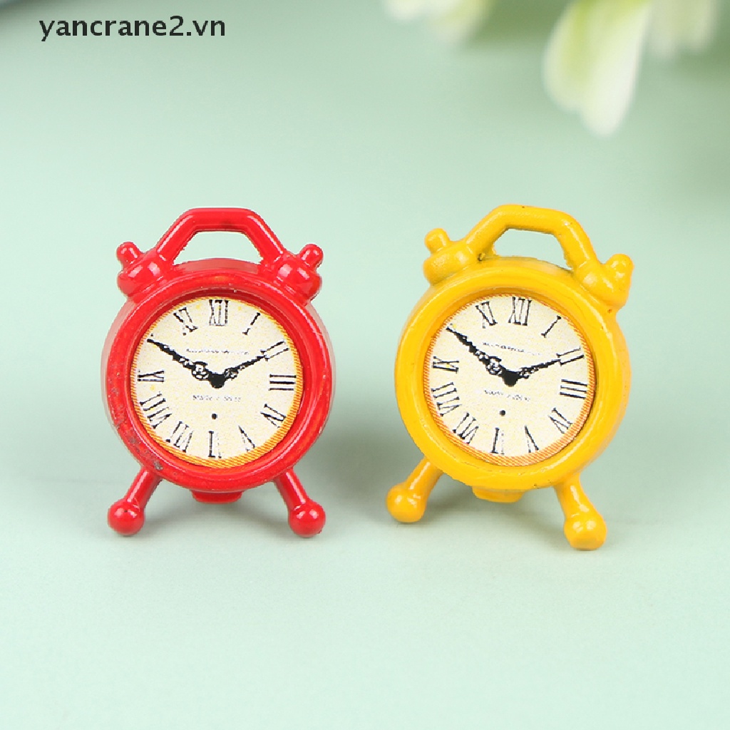 1 Đồng Hồ Báo Thức Mini 1: 12 Trang Trí Nhà Búp Bê