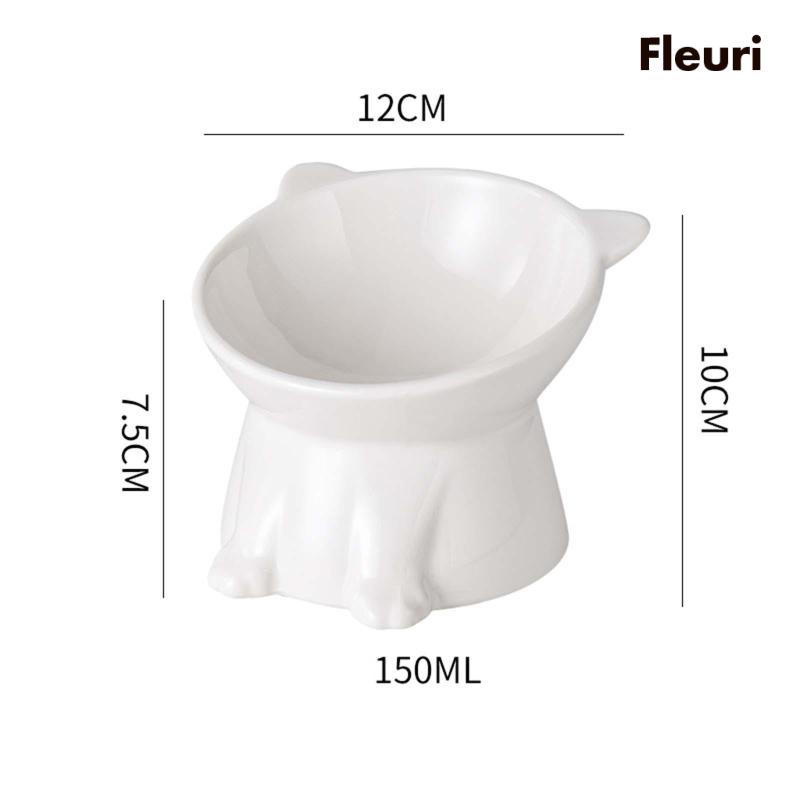 [Fleurir] Tô Đựng Thức Ăn Dành Cho Thú Cưng Chó Mèo Nhỏ