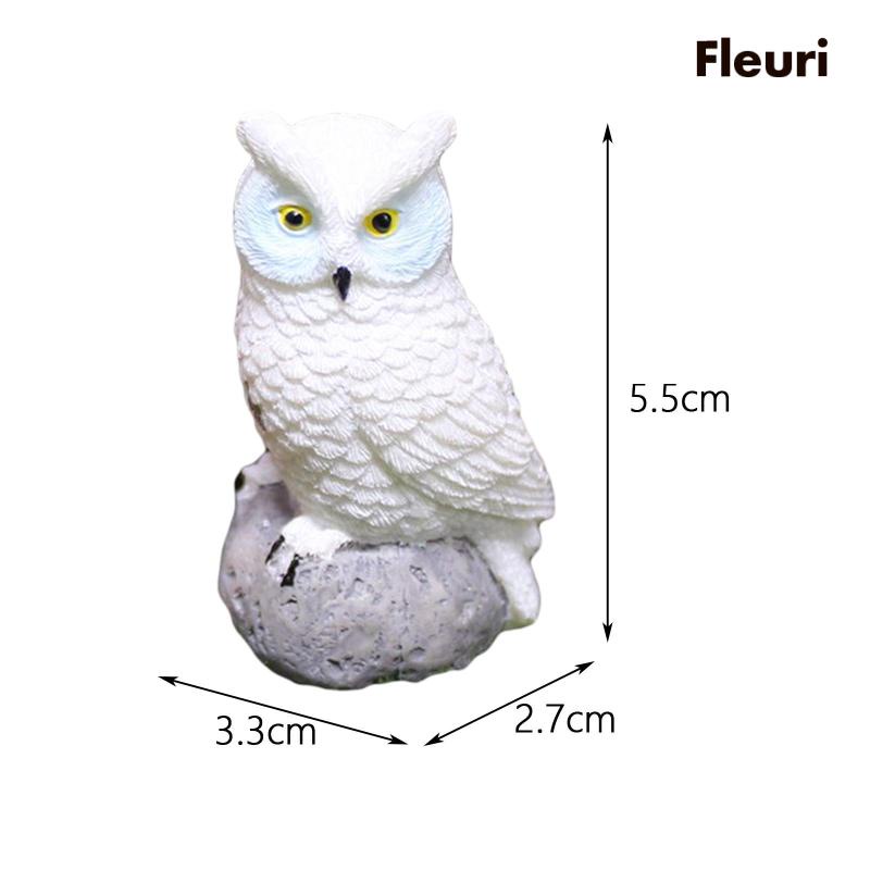 Set 4 Chậu Cây Bonsai Hình Chim Cú Dùng Trang Trí Nhà Cửa / Sân Vườn