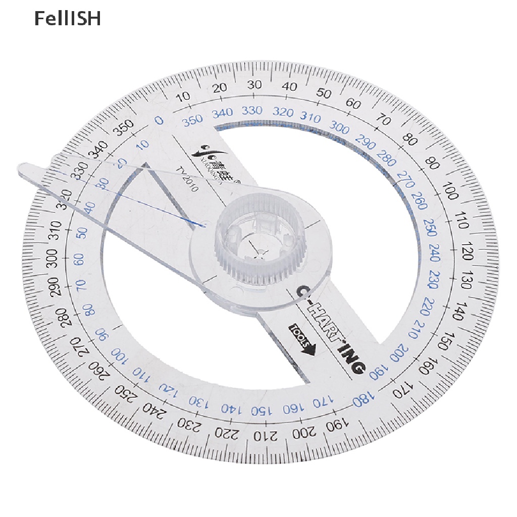 Thước Đo Góc 10cm Xoay 360 Độ Bằng Nhựa 439br Tiện Dụng