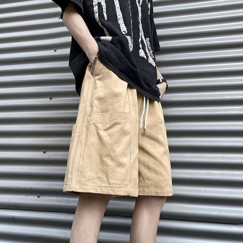 Quần Đùi Kaki Nhiều Túi Thời Trang Cho Nam