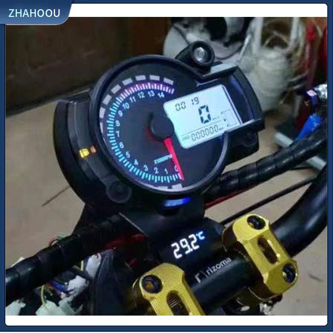 ☃Nhà Cửa☃ Đồng Hồ Đo Tốc Độ Điện Tử Màn Hình LCD 7 Màu Chuyên Dụng Cho Xe Mô Tô KTM