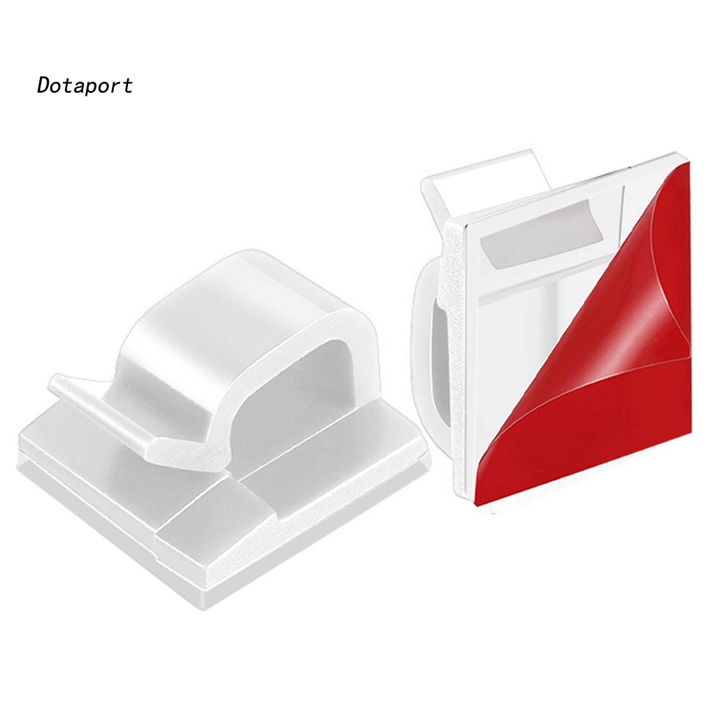 Set 5 Kẹp Cố Định Dây Cáp Tự Dính Chống Rối Tiện Dụng Cho Văn Phòng