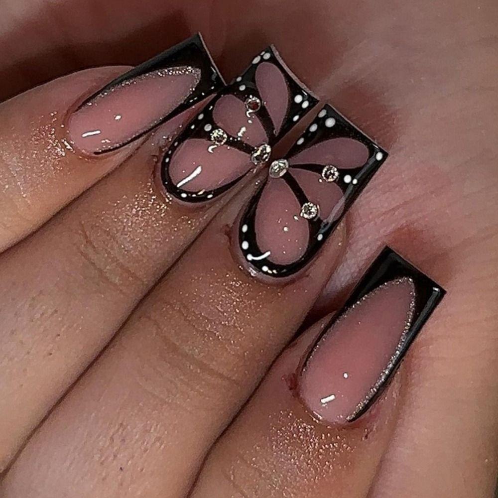 Set 24 Móng Tay Giả Có Thể Tháo Rời