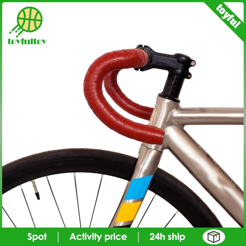 Set 2 Cuộn Băng Quấn Tay Lái Xe Đạp Bằng PU Chống Rung Thoải Mái