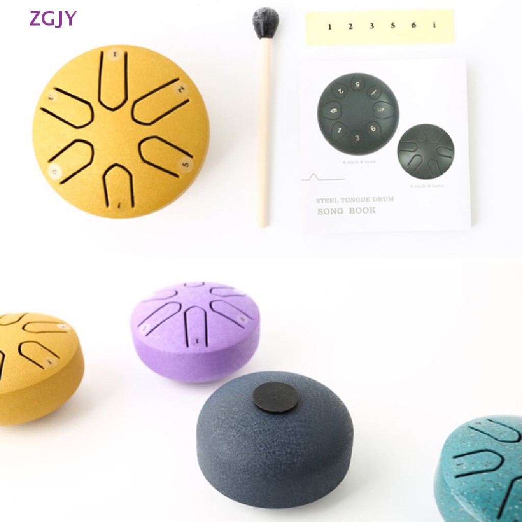 Trống ZGJY Mini 3 Inch 6 Tông Lưỡi Thép Dành Cho Người Mới Bắt Đầu