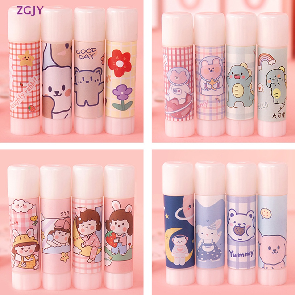 Miếng Dán Mini Màu Trơn Siêu Dính Không Độc Hại Họa Tiết Hoạt Hình Dễ Thương Cho Học Sinh / Văn Phòng Mới