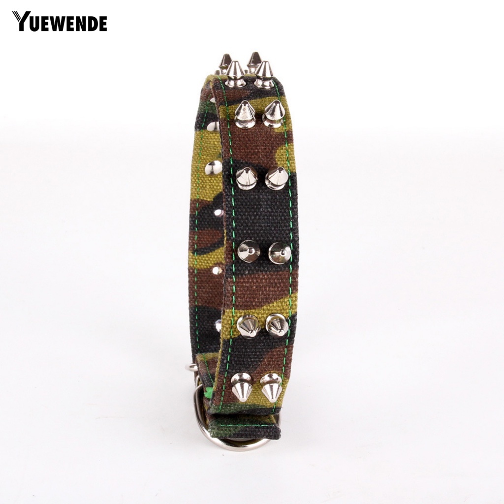 Vòng Cổ Vải Canvas Họa Tiết Rằn Ri Chống Cắn Có Thể Tái Sử Dụng Cho Thú Cưng