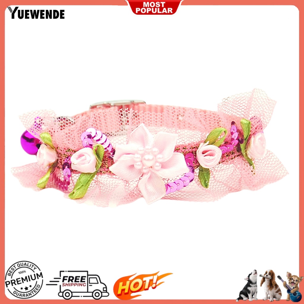 Vòng Cổ Nylon Chống Trượt Gắn Chuông Xinh Xắn Cho Thú Cưng