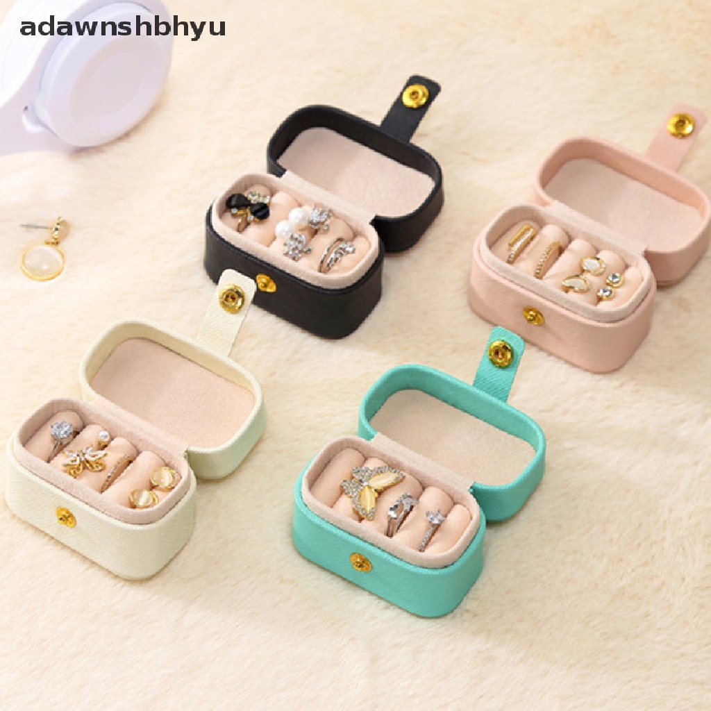 Hộp Đựng Trang Sức Bằng Da Cỡ Nhỏ Tiện Dụng Mang Đi Du Lịch