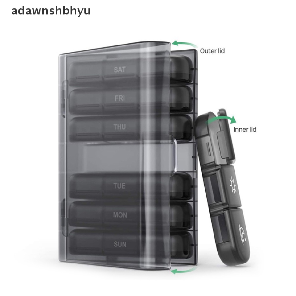 Hộp Đựng Thuốc 7 Ngày 21 / 3 Lần Tiện Dụng