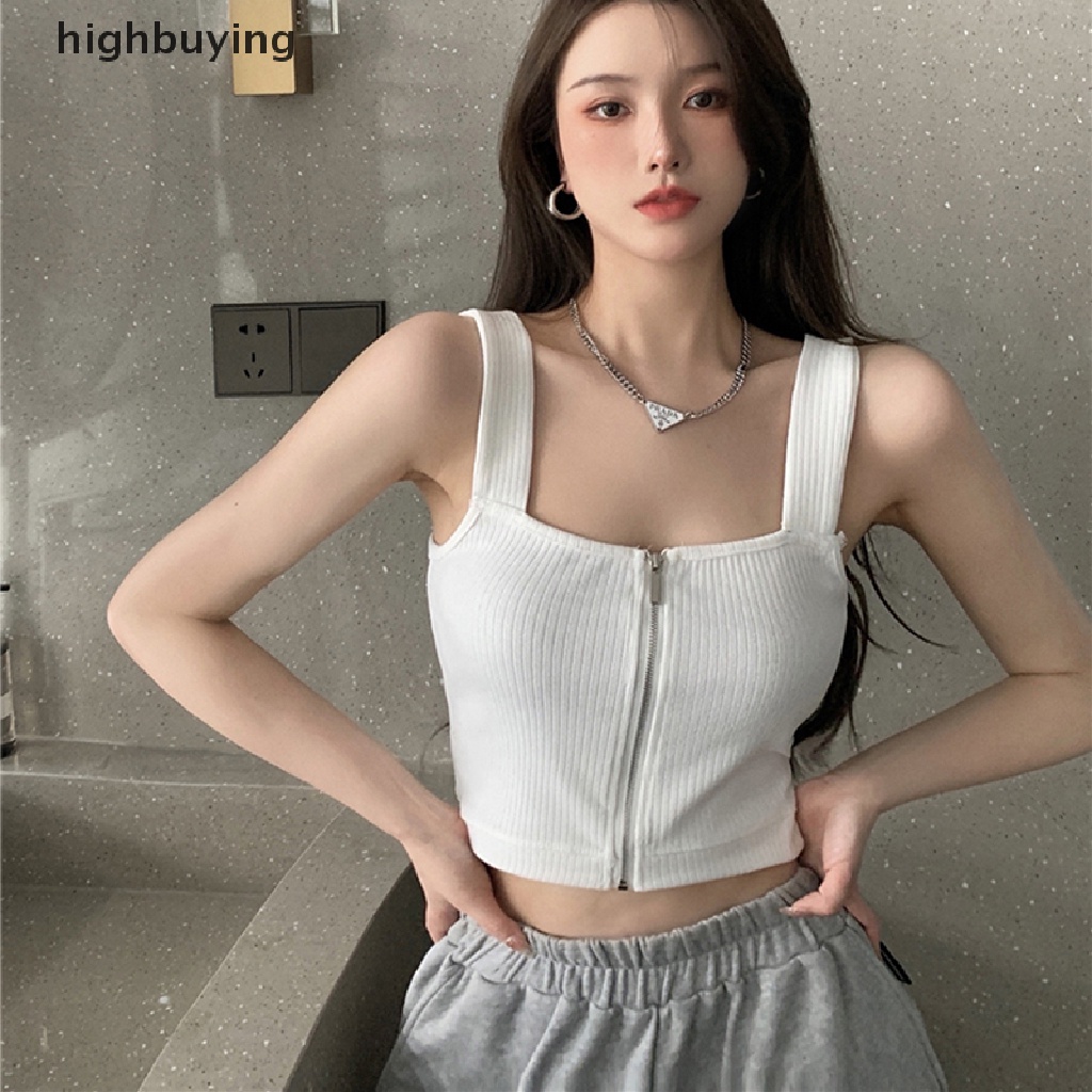 Áo Hai Dây Dệt Kim Màu Sắc Thời Trang Quyến Rũ Cho Nữ