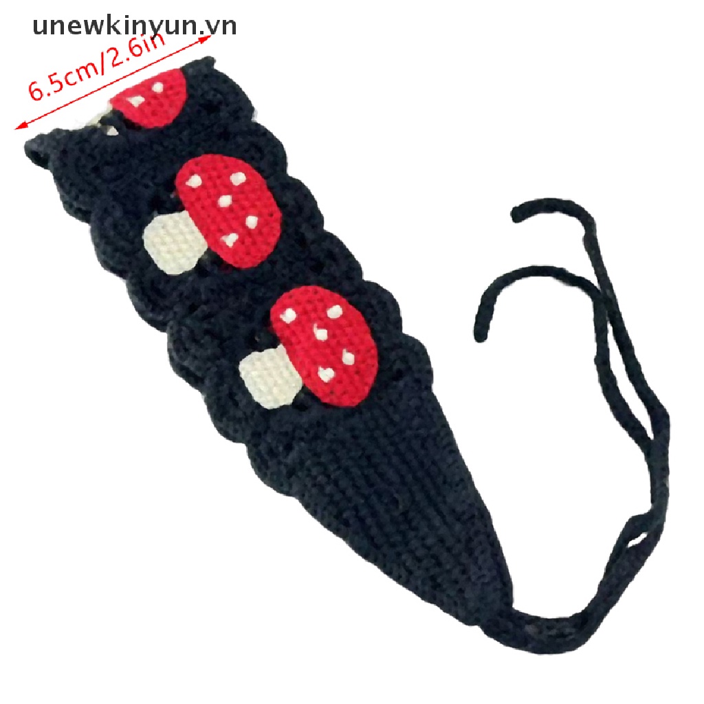 1 Băng Đô Đan Len Hình Nấm Thời Trang Nữ Tính