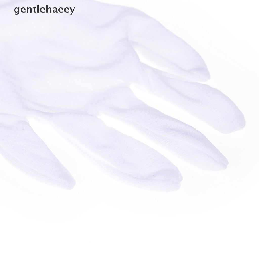 1 Đôi Găng Tay Cotton Trắng Biểu Diễn Ảo Thuật Gia Cho Lễ Halloween