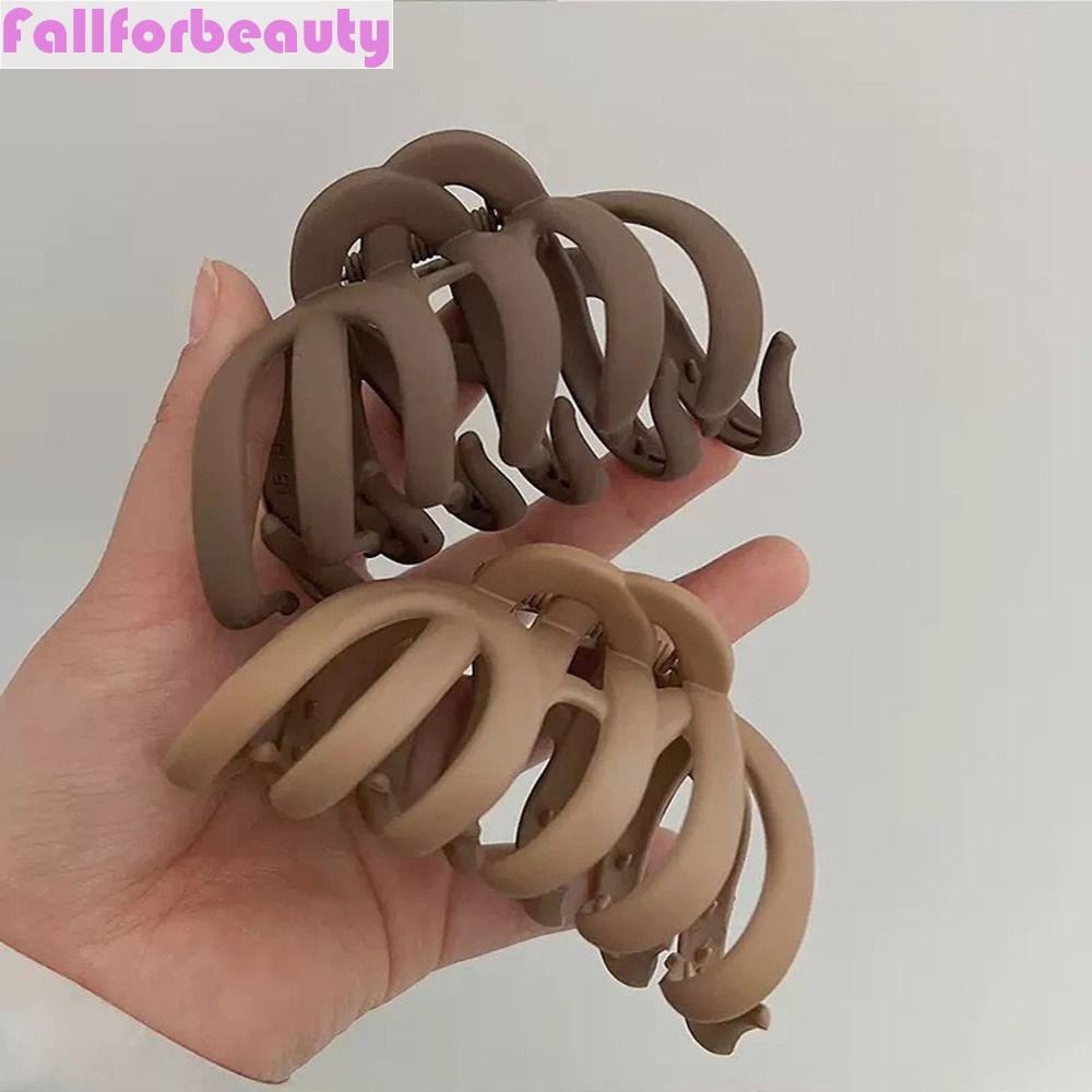 Kẹp Tóc Càng Cua Bằng Nhựa Nhám Thiết Kế Bất Đối Xứng Thời Trang Hàn Quốc Cho Nữ