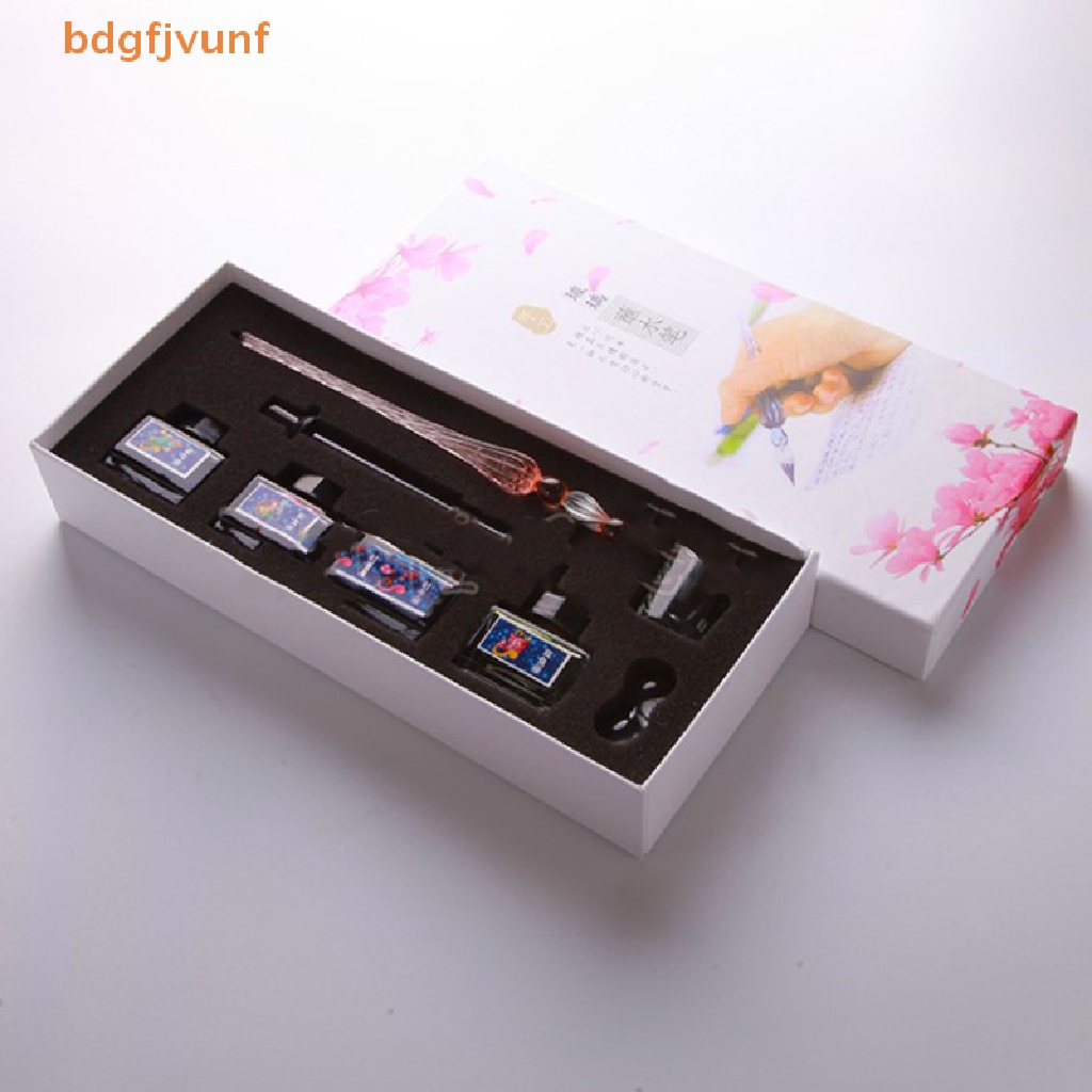 1 Cây Bút Mực Nước Bằng Thủy Tinh Phong Cách Vintage