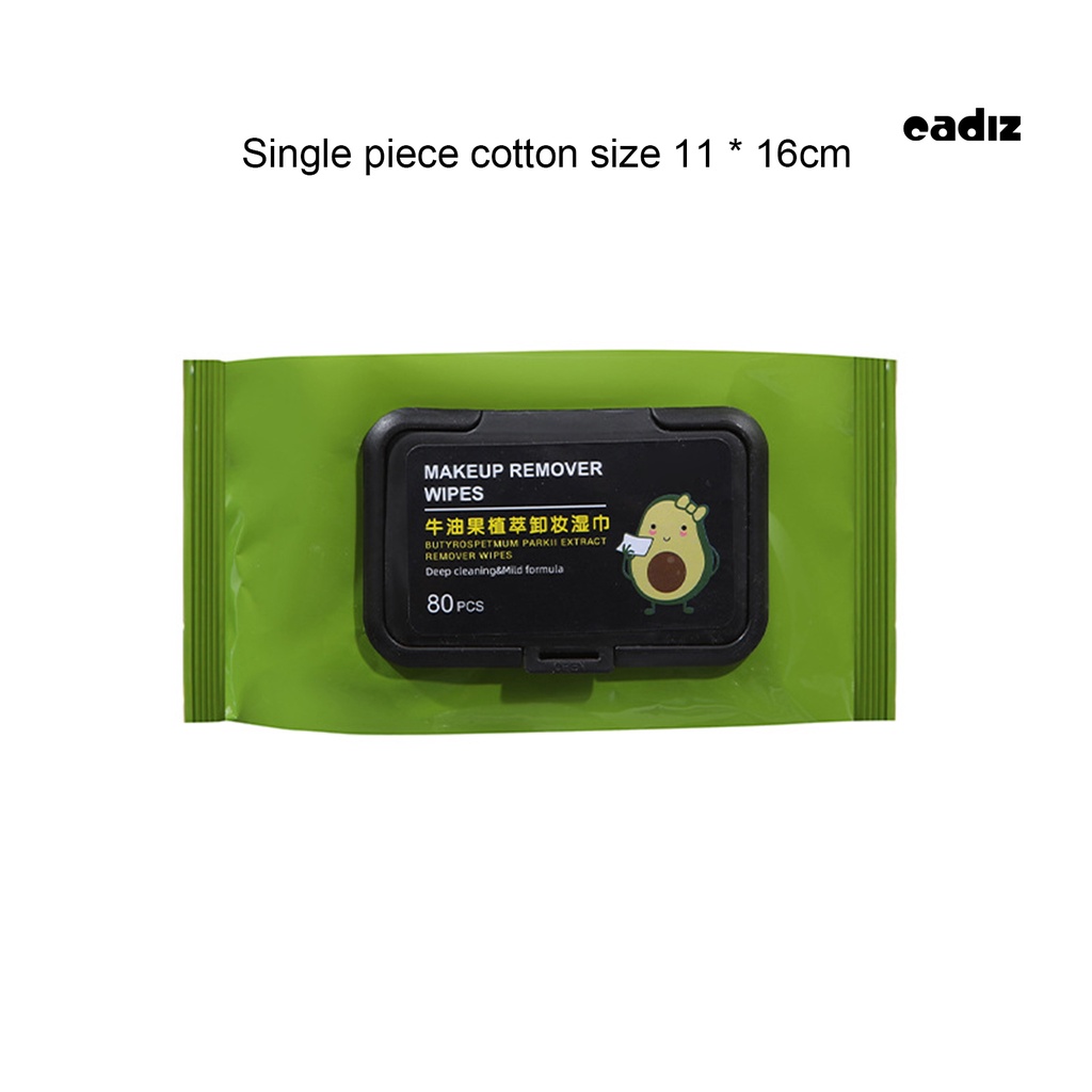 Hộp Khăn Giấy Tẩy Trang Chiết Xuất Bơ Dưỡng Ẩm Làm Sạch Sâu Sử Dụng 1 Lần Dành Cho Nữ