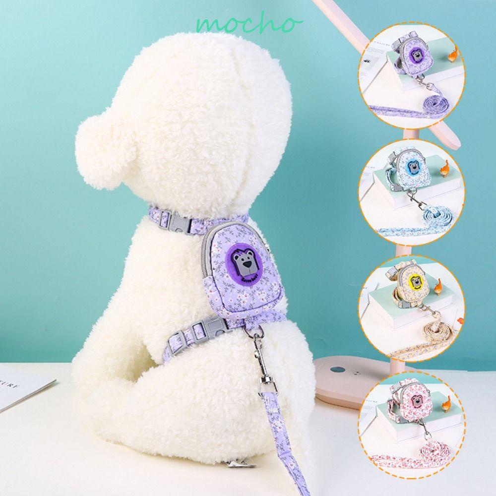 Dây Dắt Thú Cưng Đi Dạo Họa Tiết Hoa Thời Trang Xuân Hè