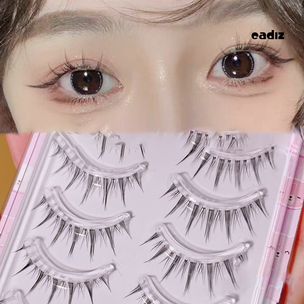 1 Hộp Lông Mi Giả Hiệu Ứng 3D Uốn Cong Tự Nhiên Không Dễ Phai Màu