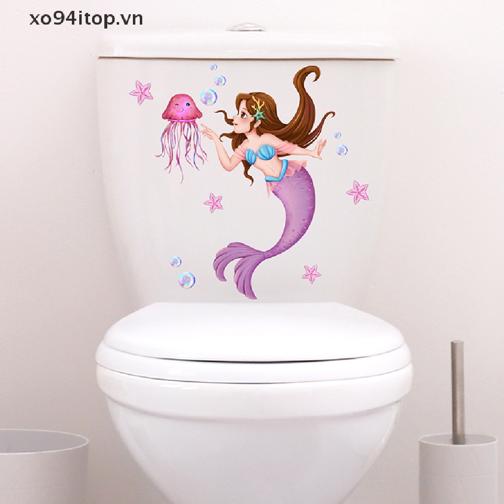 Set 11 Miếng Dán Trang Trí Toilet Tháo Được Hình Động Vật Ngộ Nghĩnh