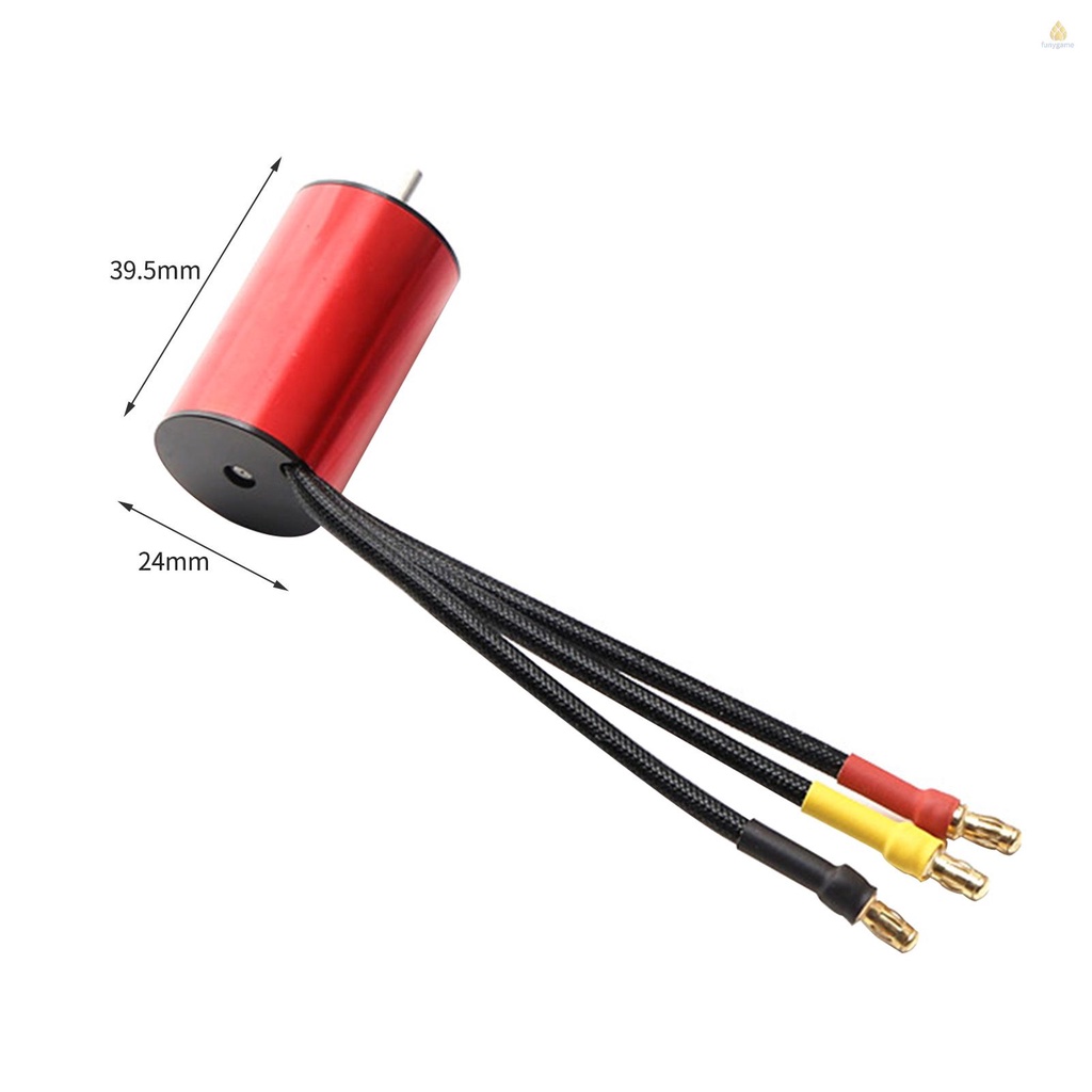 Động Cơ Không Chổi Than S2440 2440 4000KV 35A ESC Thay Thế Cho Xe Điều Khiển Traxxas HSP Wltoys 1 / 16 1 / 18