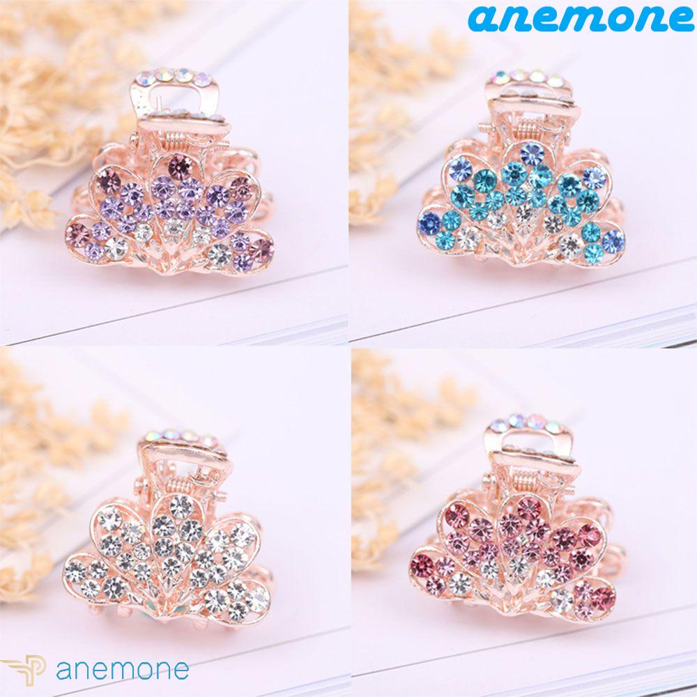 Kẹp tóc đính đá hình vương miện