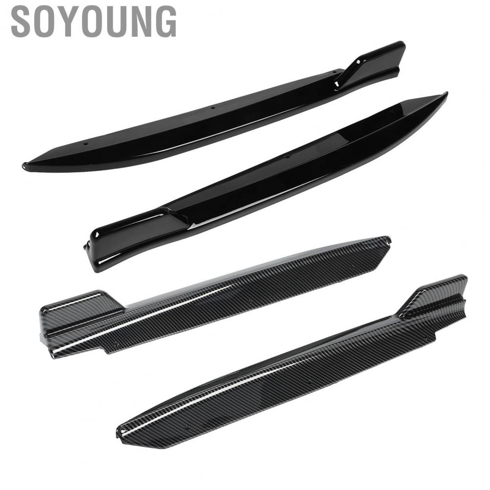 Soyoung Rear Bumper Lip Diffuser Spoiler Body Kits Left Right for Car