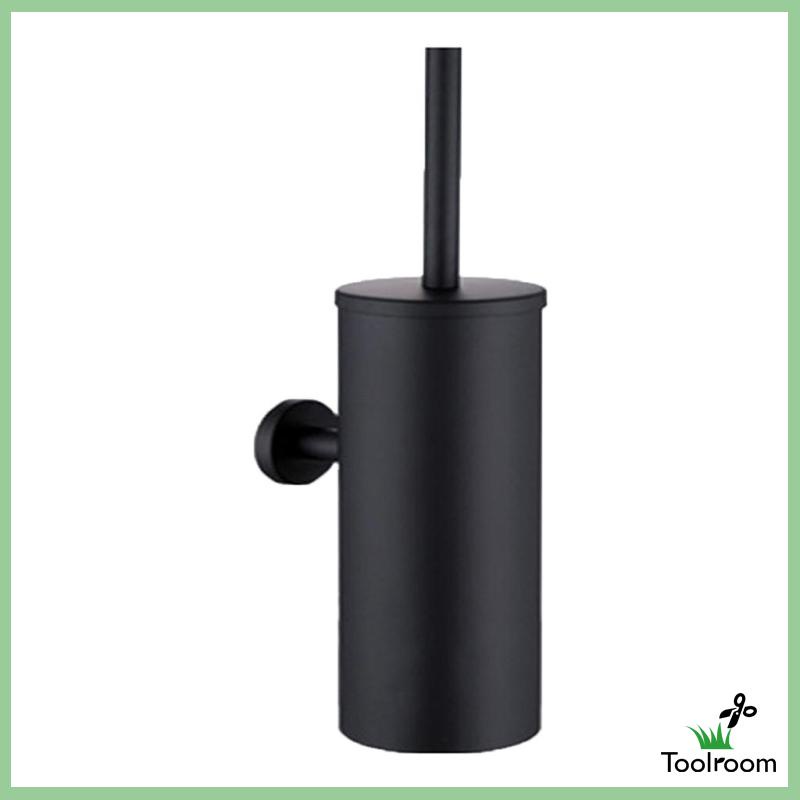 Đầu Bàn Chải Vệ Sinh Toilet Gắn Tường Màu Đen Nhám Tiện Dụng