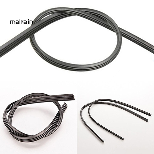 Bộ 2 Dải Gạt Nước Cao Su Mềm Màu Đen Thông Dụng Cho Xe Hơi