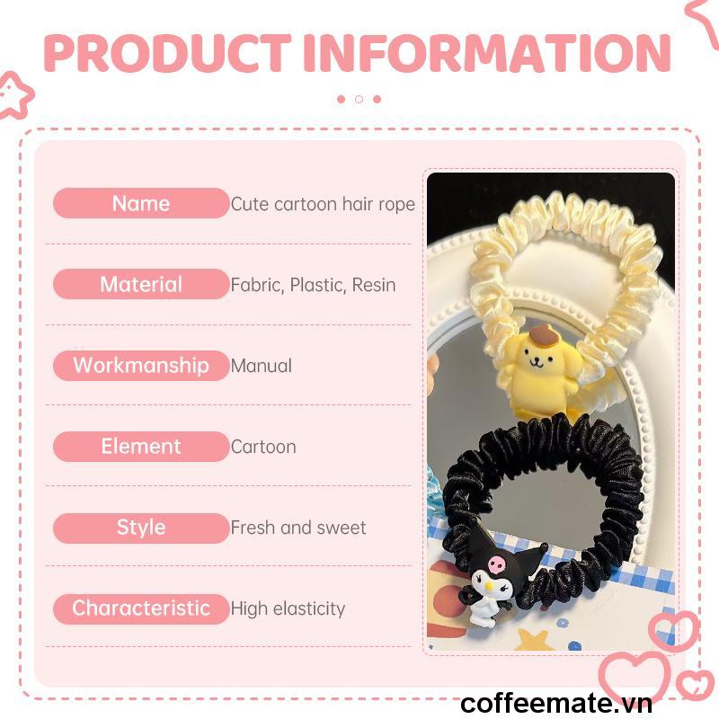 ⚡Dây Buộc Tóc Trong Suốt Họa Tiết Melody Kulomi Dễ Thương Dành Cho Nữ