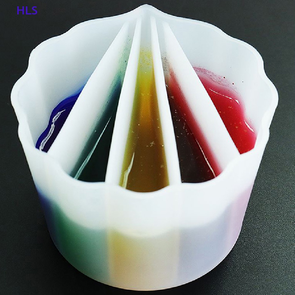 Cốc Silicone Chia 5 Kênh Chuyên Dụng Cho Sơn Acrylic