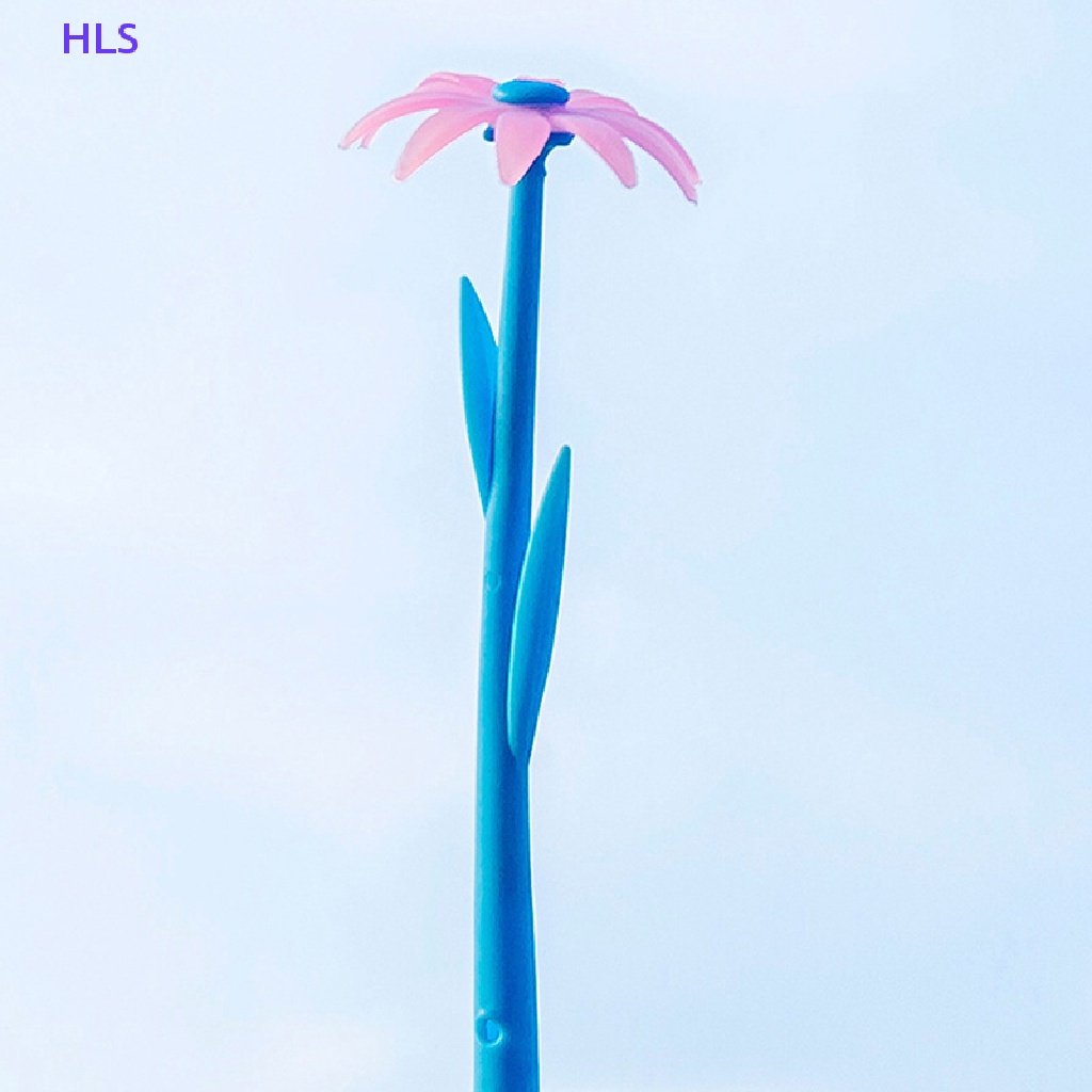 1 Cây Bút Mực Gel Bằng Silicone Hình Bông Hoa Thay Đổi Màu Sắc Sáng Tạo Dành Cho Học Sinh