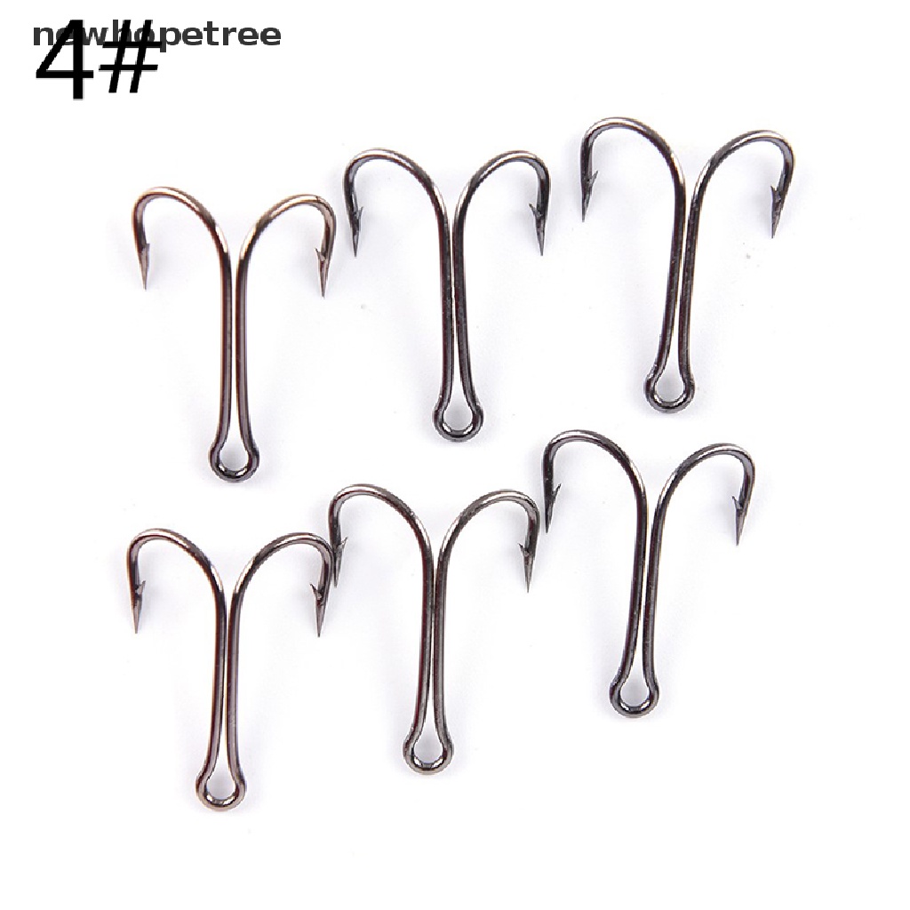 Bộ 50 Lưỡi Câu Cá Bằng Thép Carbon Đen Chất Lượng Cao Bộ 50 Móc Câu Cá Kép Chất Lượng Cao Set 50 / 50 Tấm Thép Carbon Chất Lượng Cao