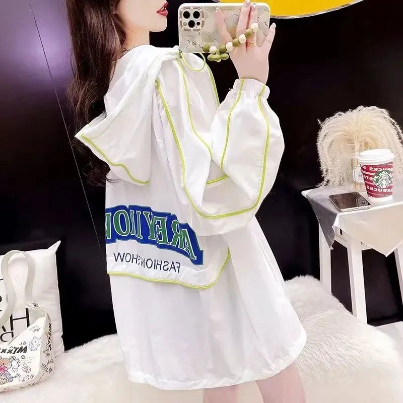 Áo Khoác Chống Nắng Dáng Rộng Thời Trang Mùa Hè 2023 Mới Mẻ Cho Nữ