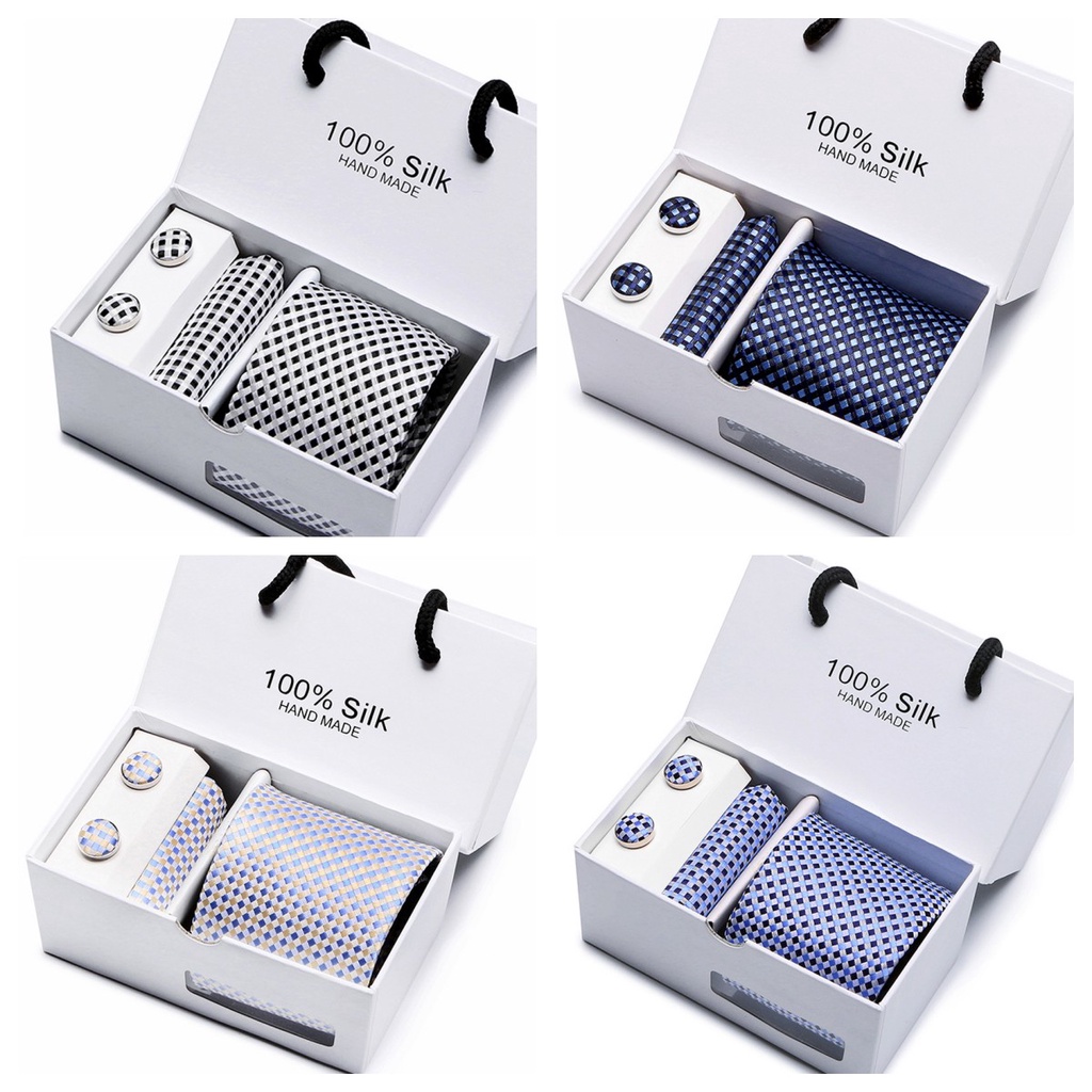 Bộ 5 Cà Vạt Thời Trang Công Sở Lịch Lãm Cho Nam