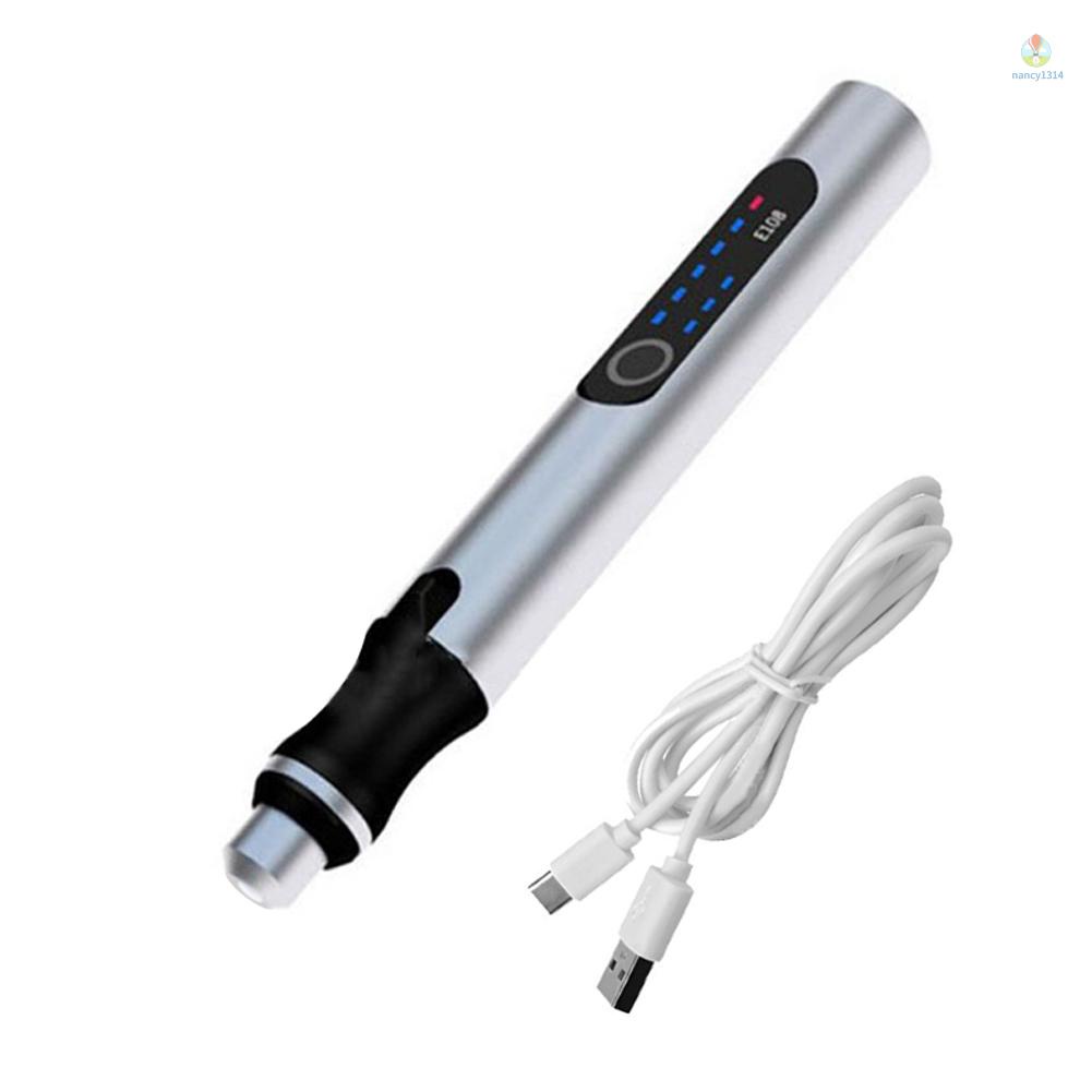 Bút Khoan Khắc Điện Mini Có Đèn LED Có Thể Sạc Lại Tiện Dụng
