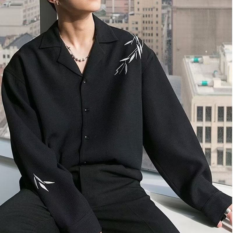 Fashion trắng áo sơ mi nam dài tay bigsize sơ mi nam hàn quốc đẹp simple áo nam form rộng retro áo sơ mi nam ngắn tay Trắng đẹp