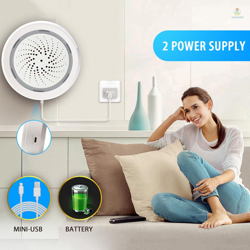 Thiết Bị Báo Động Nhiệt Độ Và Độ Ẩm Không Dây 2.4G USB 120dB