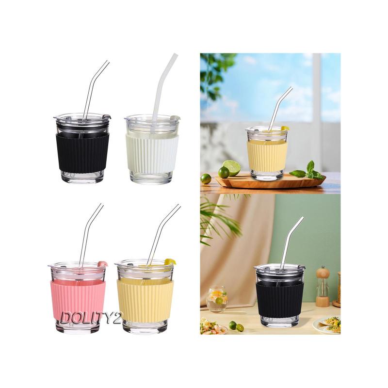 Set 2 Cốc Thủy Tinh Uống Nước 350ml Tiện Dụng Cho Quầy Bar / Nước Ép