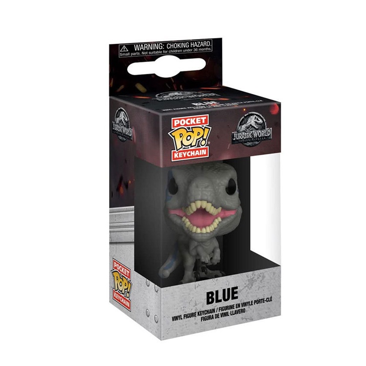 Funko POP Móc Khóa Mô Hình Nhân Vật Velociraptor Trong Jurassic World
