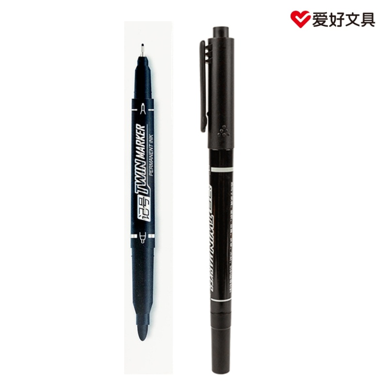 Bút Đánh Dấu Vĩnh Viễn Hai Đầu Nhọn Và Điểm Mịn Cho Ký Tên