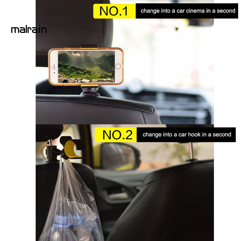 Giá Đỡ Điện Thoại Gắn Ghế Ngồi Xe Hơi Có Thể Điều Chỉnh Tiện Lợi