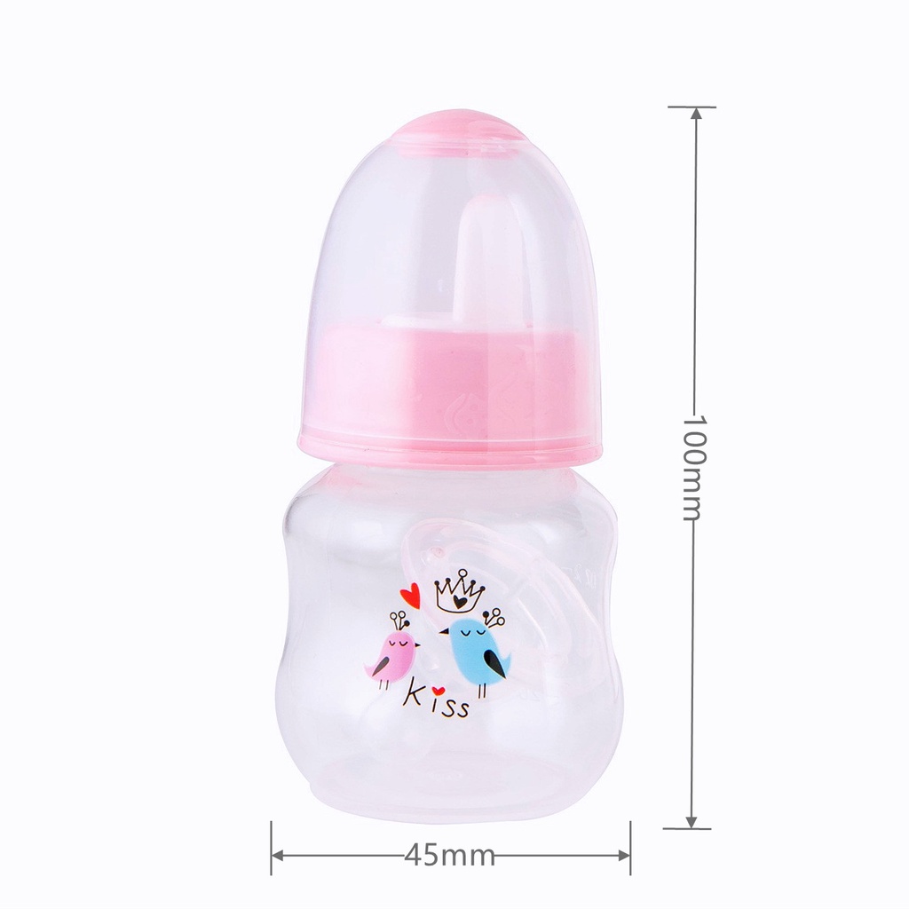 Bình Uống Nước Chống Tràn 60ML Dành Cho Bé Sơ Sinh 0-6 Tháng