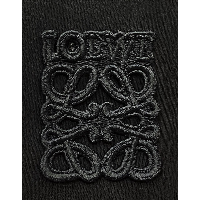 Áo Thun cotton Ngắn Tay Thêu logo monogram Mới L0EWE Dành Cho Nam Size S-4XL