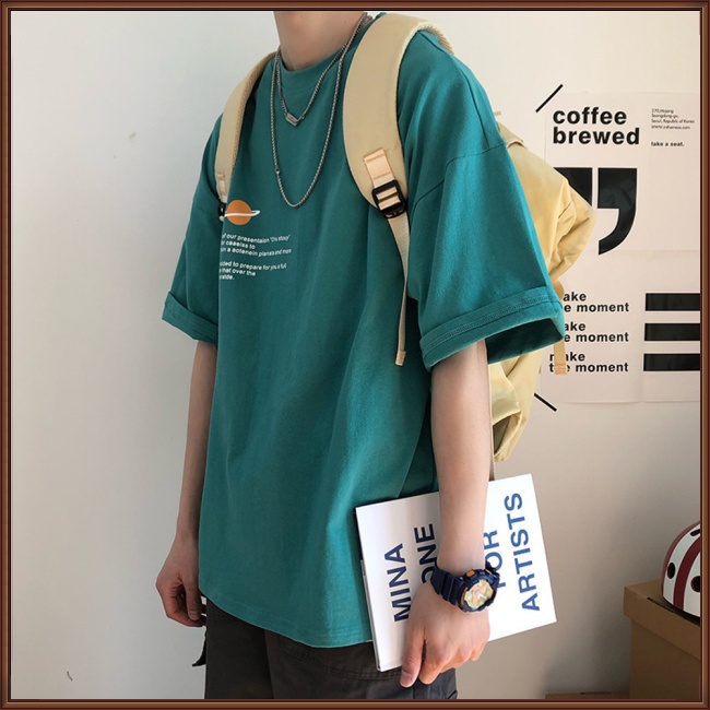 1 Áo Thun Lụa Ngắn Tay In Hình Cá Tính Thời Trang Cho Couple