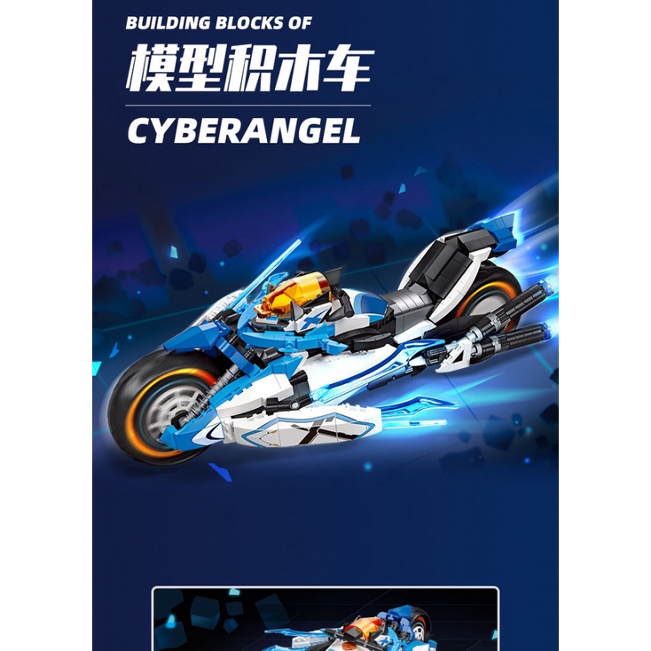 Jie-star Bộ Đồ Chơi Lắp Ráp Mô Hình Nhân Vật Anime 3 luật sư