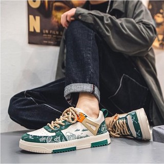 Giày GH03 sneaker nam hàn quốc chất liệu da cao cấp đế cao su mềm phong cách Ulzzang