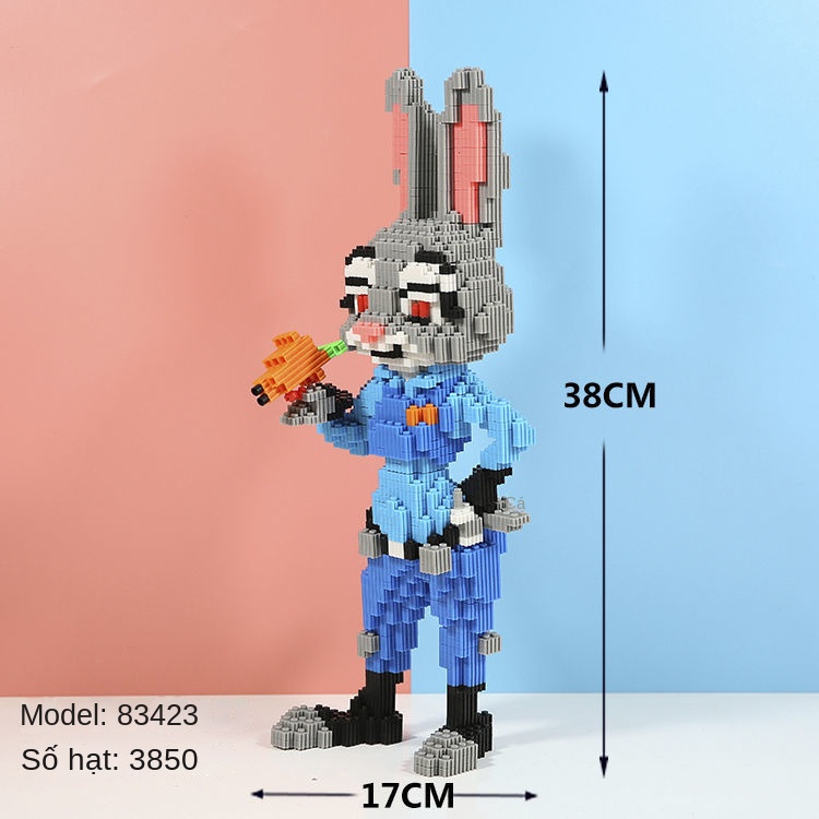 Bộ Đồ Chơi Lắp Ráp Hình Gấu Trúc Cho Bé