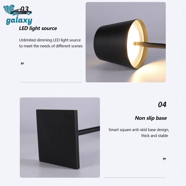 Galaxy Đèn Led Để Bàn 4200mah Có Thể Điều Chỉnh Độ Sáng