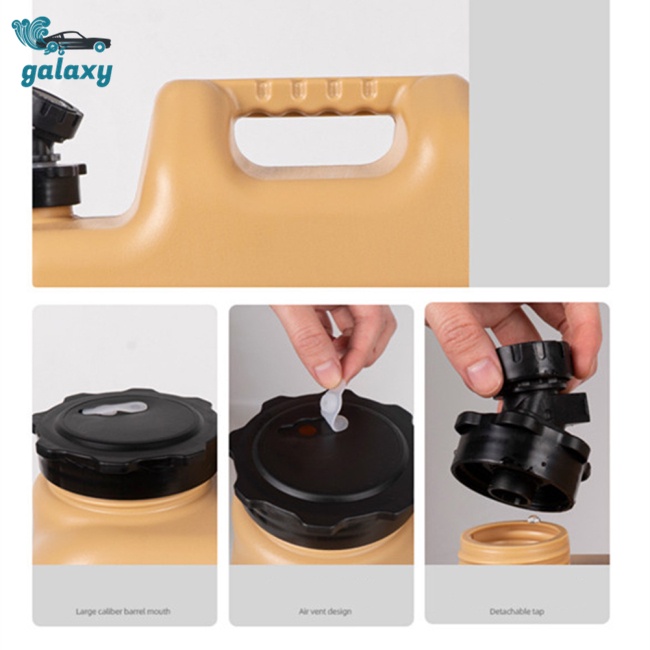 Galaxy Xô Đựng Nước Dung Tích Lớn 12l Có Vòi Tiện Dụng Mang Theo Du Lịch Cắm Trại